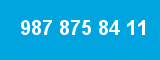 987 875 84 11 987 875 84 11